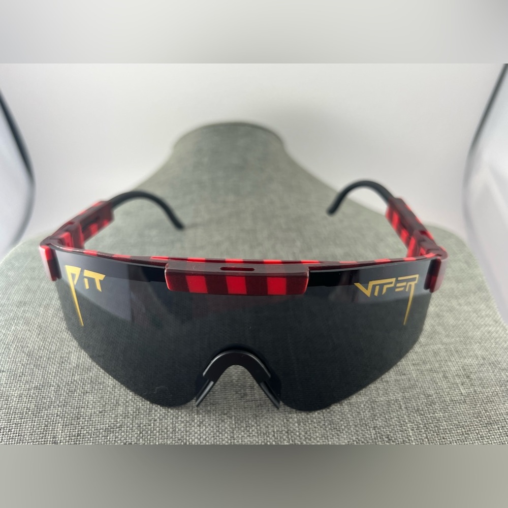 Red & Black Shield Sunglasses -